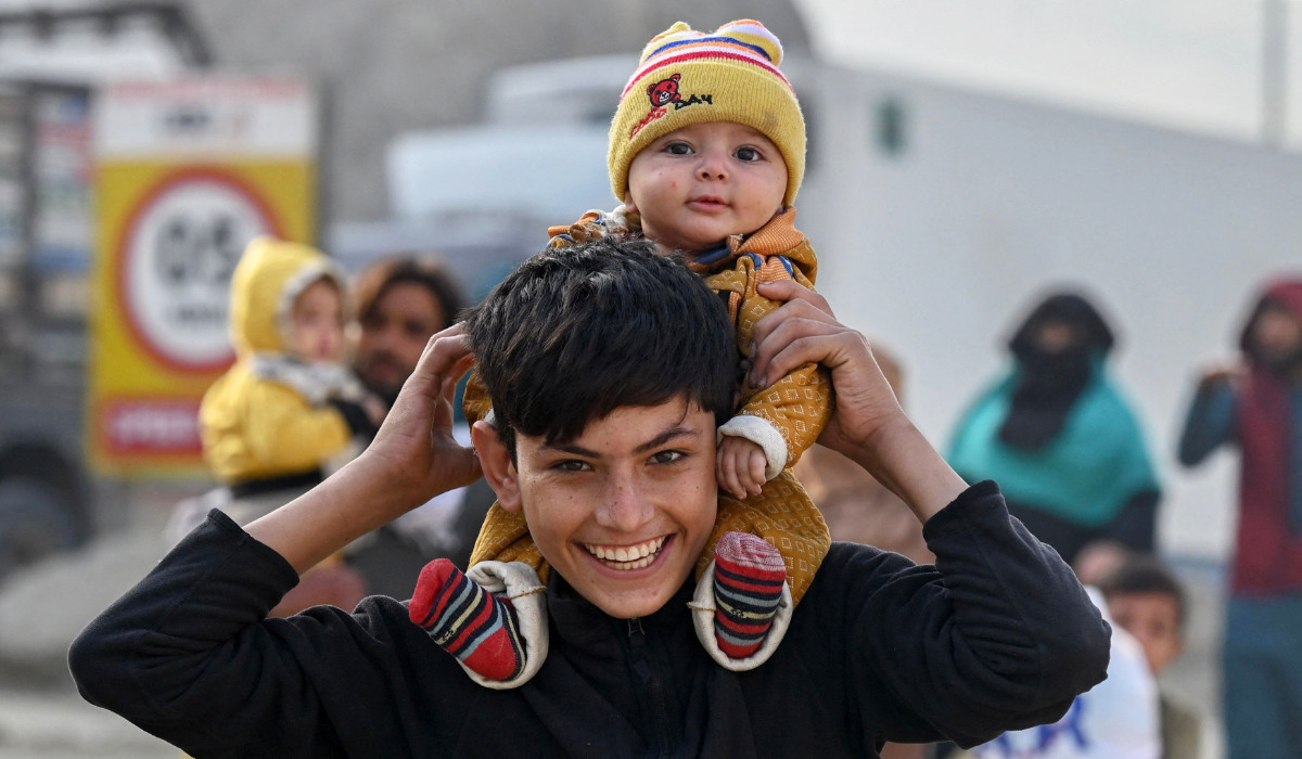 More than 50,000 Afghans have left through southwestern Pakistani border crossing at Chaman, according to a Pakistani minister. (AFP)