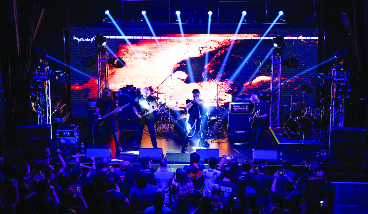 Saudi heavy metal band Wasted Land performed at Dubai Music Fest last year. (Supplied)
