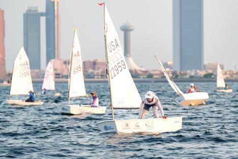Sander Block, a member of the winning USA team, in action. (ADSC)