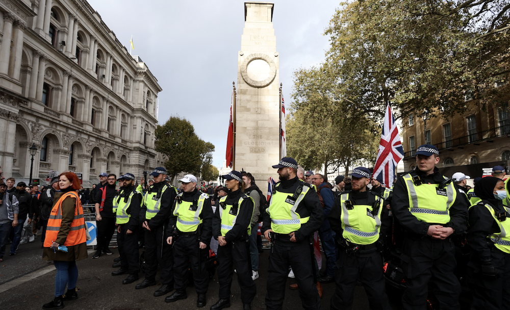 A pro-Palestinian protest march planned for Armistice Day in the UK will go ahead, the head of London’s Metropolitan Police confirmed on Tuesday. (Reuters)