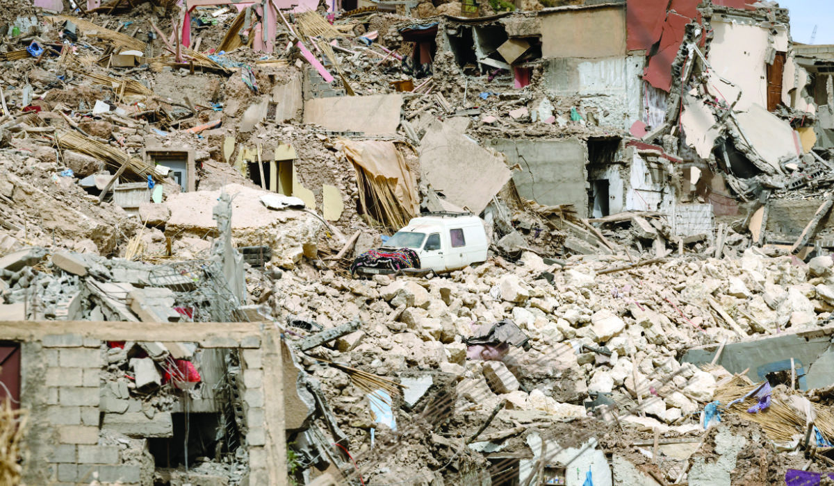 The magnitude 6.8 earthquake — Morocco’s strongest ever — flattened entire villages and left tens of thousands of people homeless, leaving nearly 3,000 people dead and more than 5,600 injured. (File/AFP)
