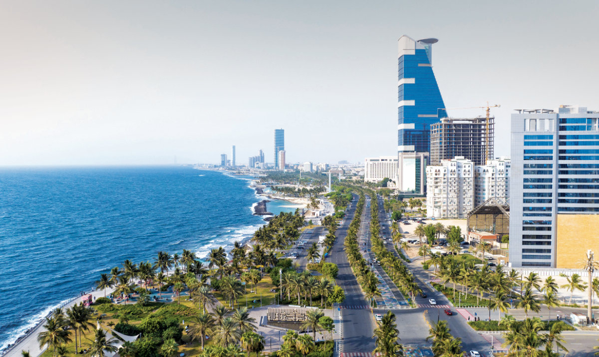 The transport corridor serves to further centralize the energy-rich Gulf states within the global economy, placing them at the center of geoeconomic activity. (SPA)