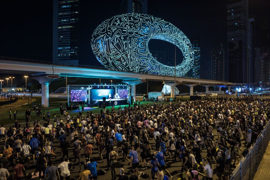 Dubai fitness community notches Guinness World Record on Sheikh Zayed Road