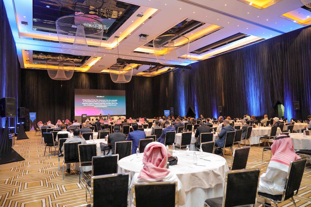 The two-day event brought together over 150 leaders, experts, educational technology innovators, and instructors from 56 institutions in the Kingdom and Middle East. (Supplied)