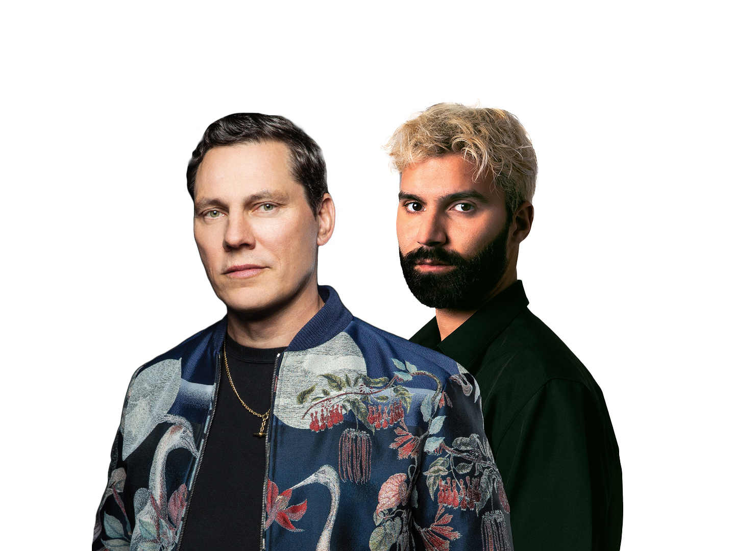 Award-winning music producers Tiesto and R3HAB. (Supplied)