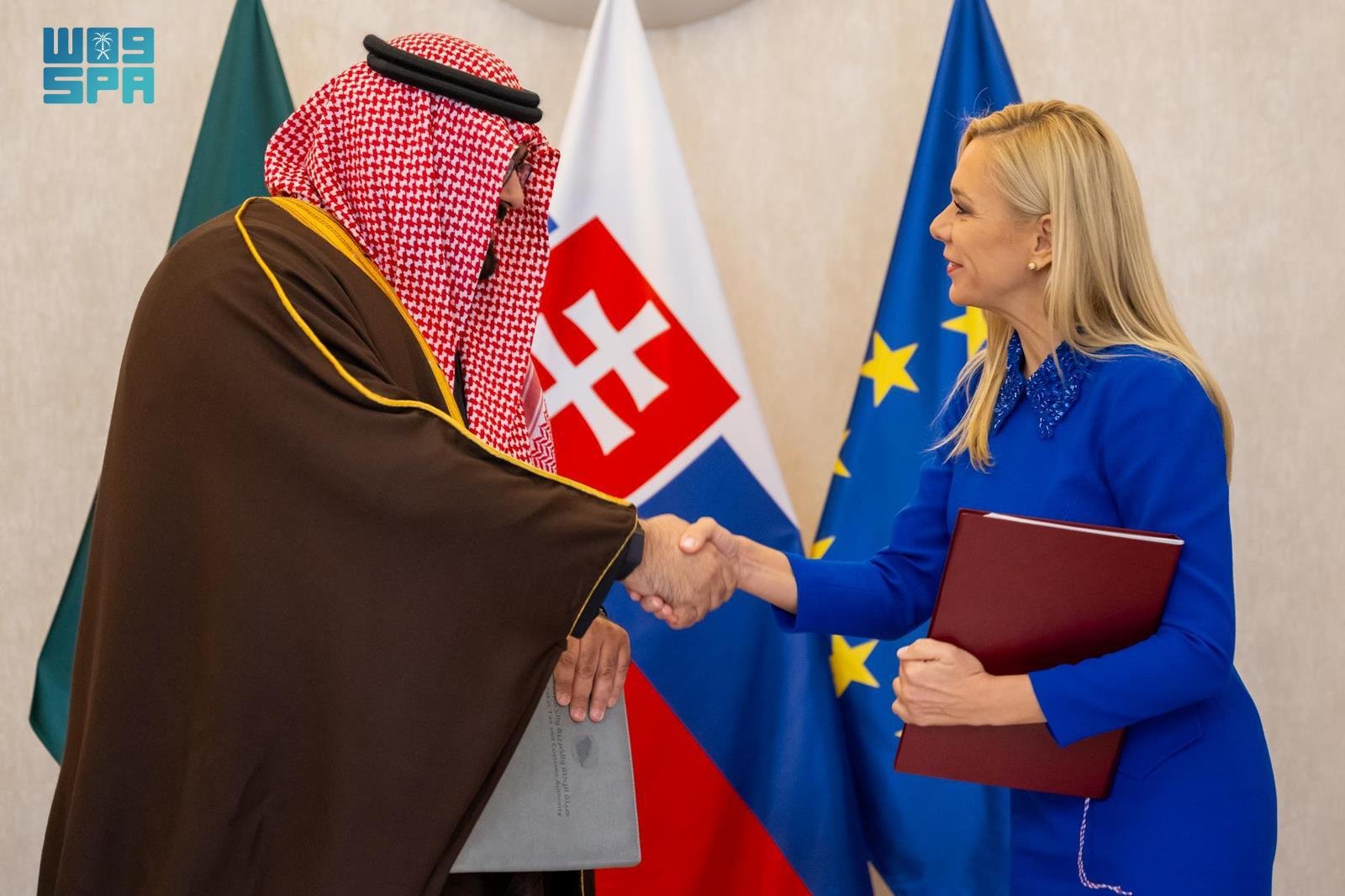 Saudi Minister of Economy and Planning Faisal bin Fadhil Al-Ibrahim signed an agreement with Slovak authorities during his visit to the country. SPA