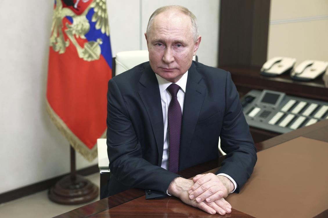President Vladimir Putin announced the Avangard hypersonic glide vehicle in 2018, saying it was a response to US development of a new generation of weapons. (Sputnik, Kremlin Pool Photo via AP)