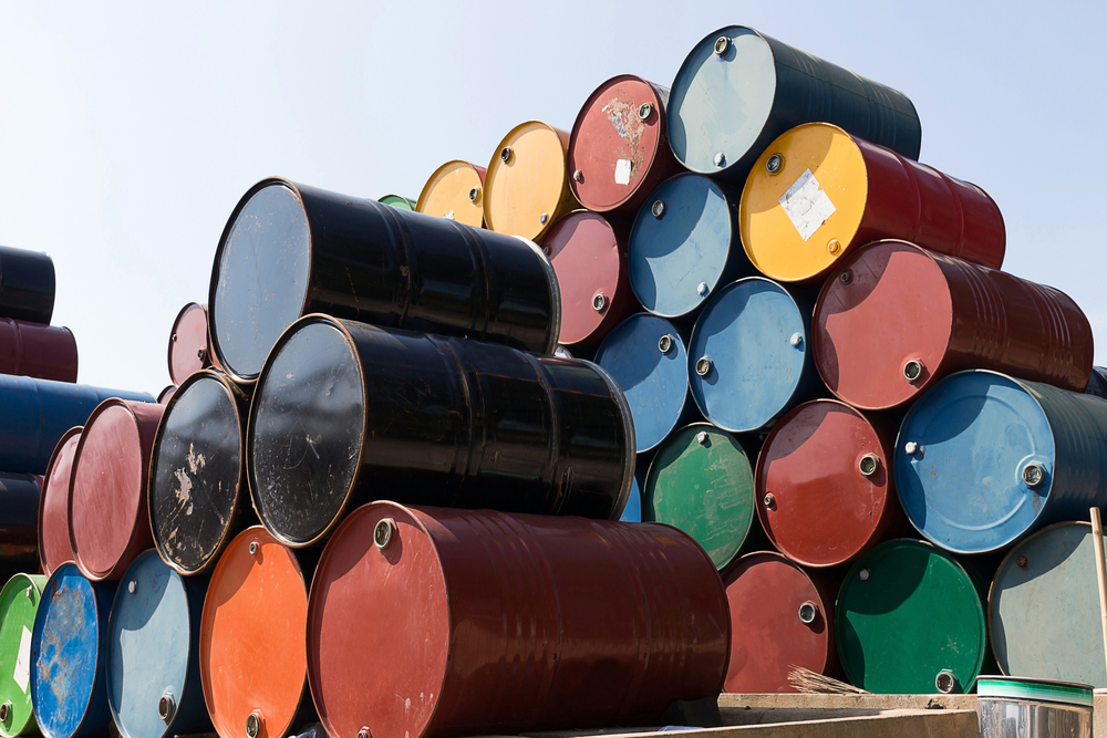 Brent futures were down 48 cents at $80.70 a barrel at 9:30 a.m. Saudi time. Shutterstock.