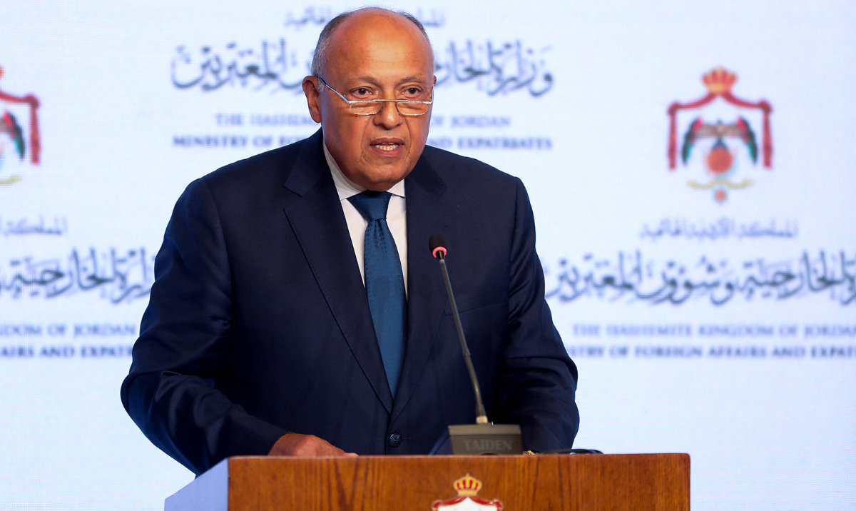Egypt’s Foreign Minister Sameh Shoukry is embarking on a tour of the capitals of several permanent members of the UN Security Council. (Reuters)
