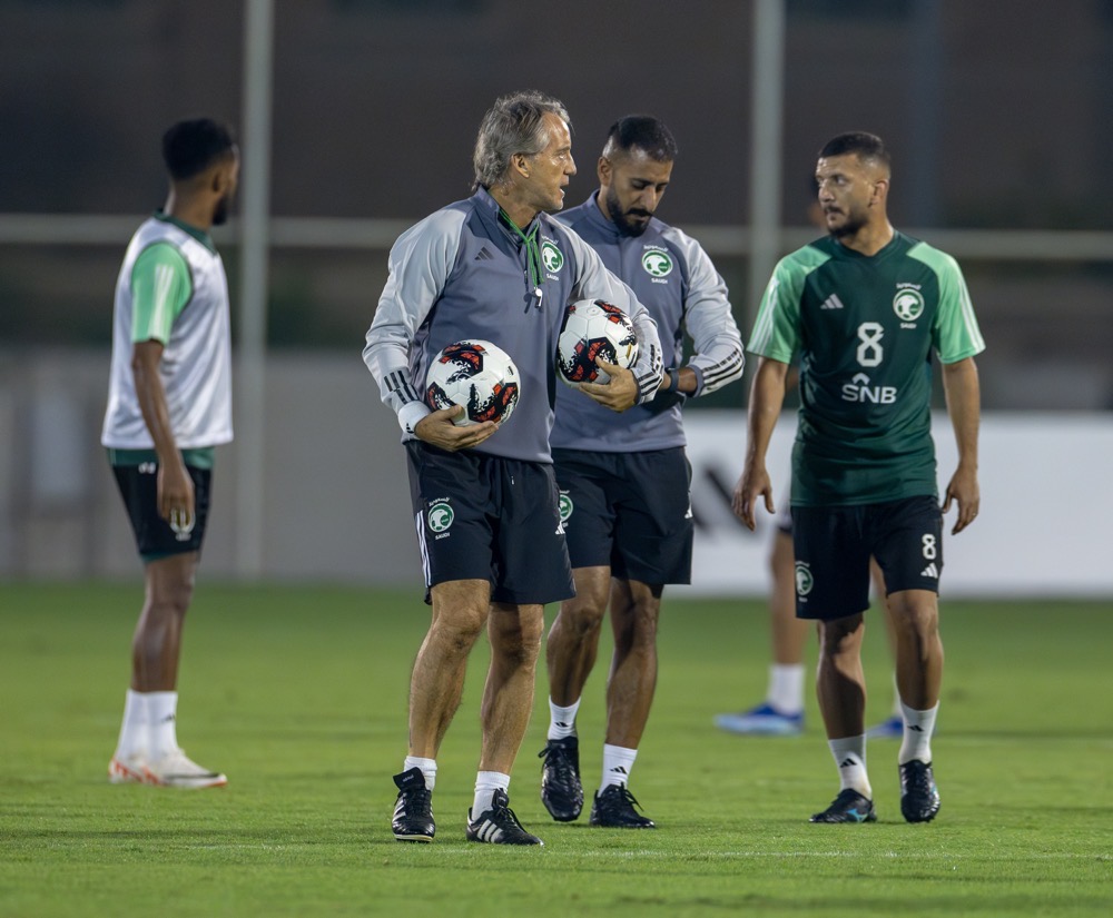Green Falcons trained ahead of the Jordan clash on Tuesday. (Supplied)