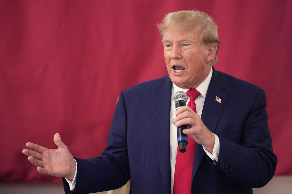 Prosecutors say the restrictions are necessary to prevent Donald Trump from undermining confidence in the court system and intimidating people who may be called to testify against him. (AP)
