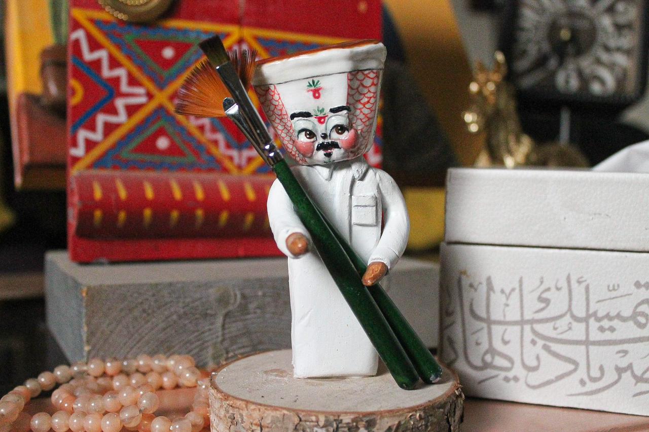 Saudi sculptor Dima Abdullah uses clay as her primary medium. (Supplied)
