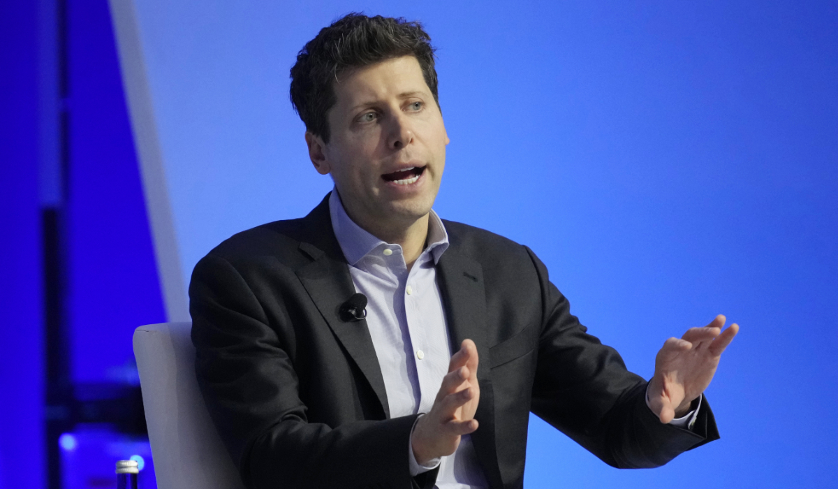 Sam Altman participates in a discussion during the Asia-Pacific Economic Cooperation (APEC) CEO Summit, Thursday, Nov. 16, 2023, in San Francisco. (AP)