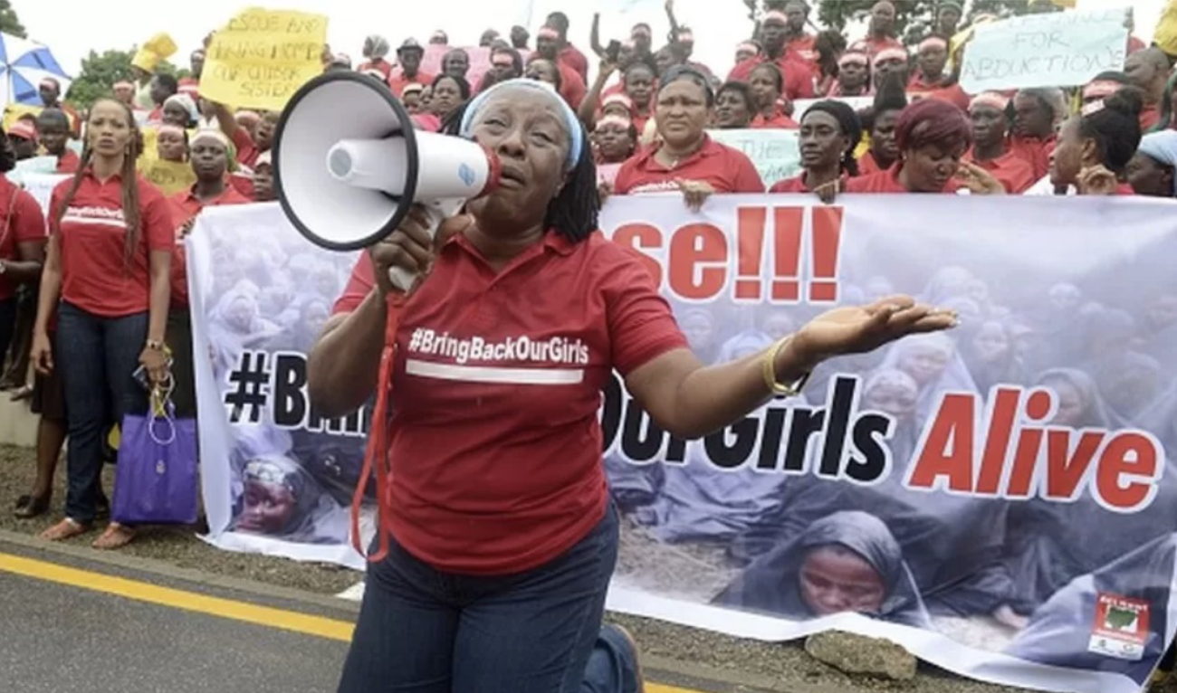 After Boko Haram abducted Christian girls from Chibok, Nigeria, in 2014, a global campaign was launched to bring the girls home. (AFP)