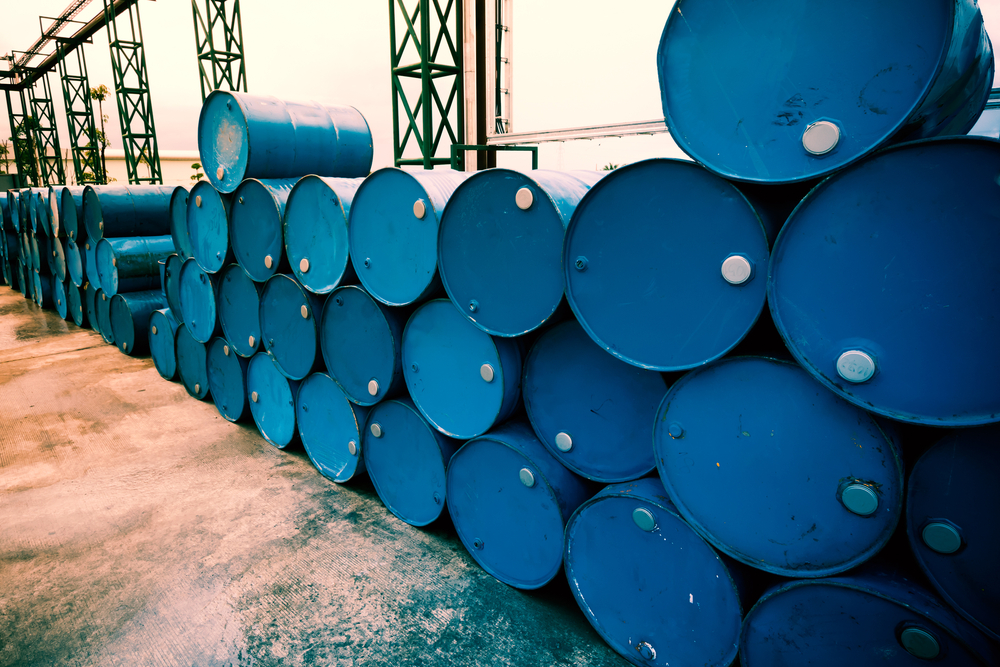 Brent futures were down $1.02, or 1.2 percent, at $80.94 a barrel by 9:25 a.m. Saudi time. Shutterstock.