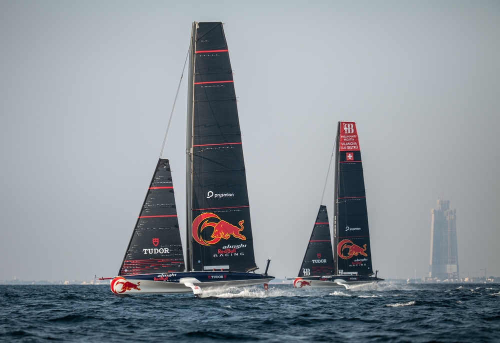 Alinghi Red Bull Racing sailing team are gearing up for the second preliminary regatta of the 37th America’s Cup, to be held in Jeddah from Nov. 29-Dec. 2. (Supplied)