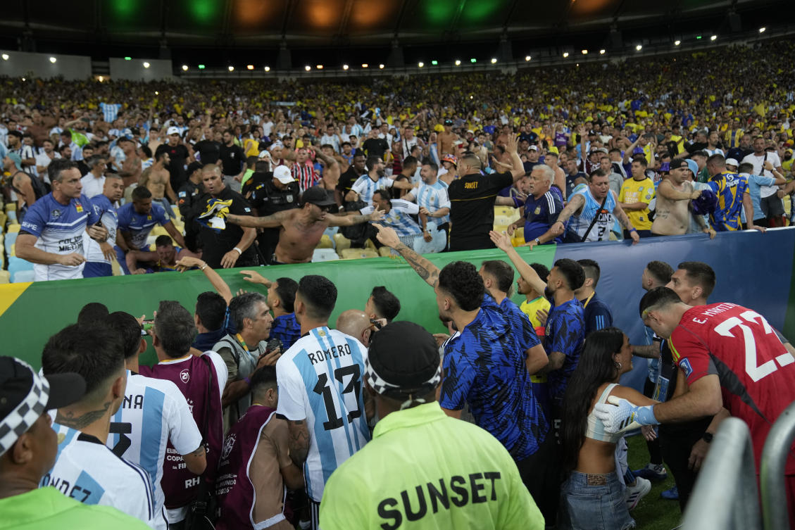 FIFA investigating crowd disruption in Brazil-Argentina clash