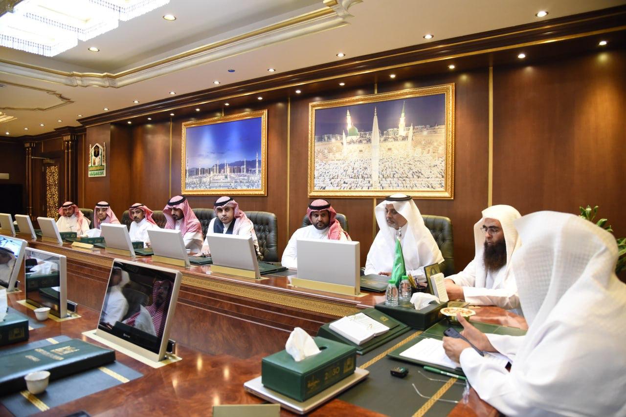 The head of religious affairs at the two holy mosques Sheikh Abdul Rahman Al-Sudais announced that royal approval had been issued to hold a symposium on fatwas at the Prophet’s Mosque in Madinah. (Supplied)
