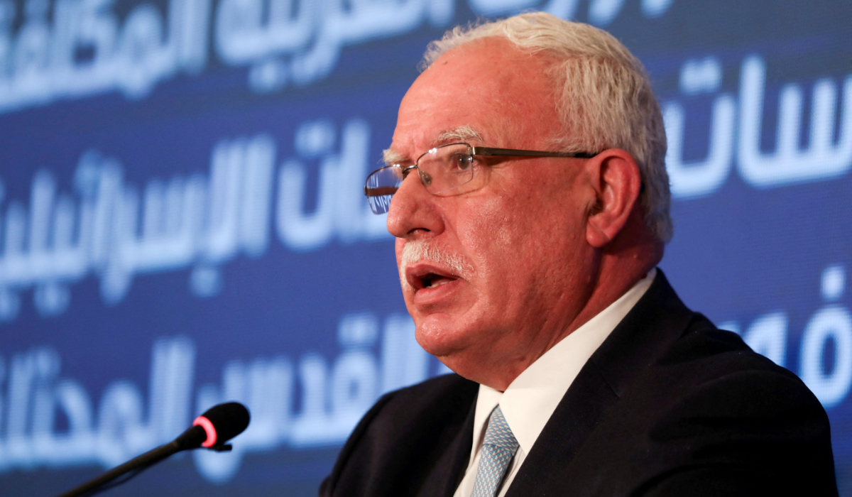 Palestinian Foreign Minister Riyad al-Maliki. (REUTERS)