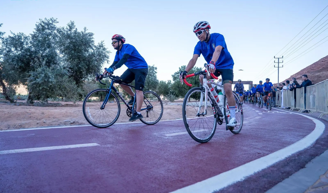 The track is in line with the AlUla Vision and the sports sector strategy that aims to develop activities that improve quality of life and increase sports participation. (SPA)