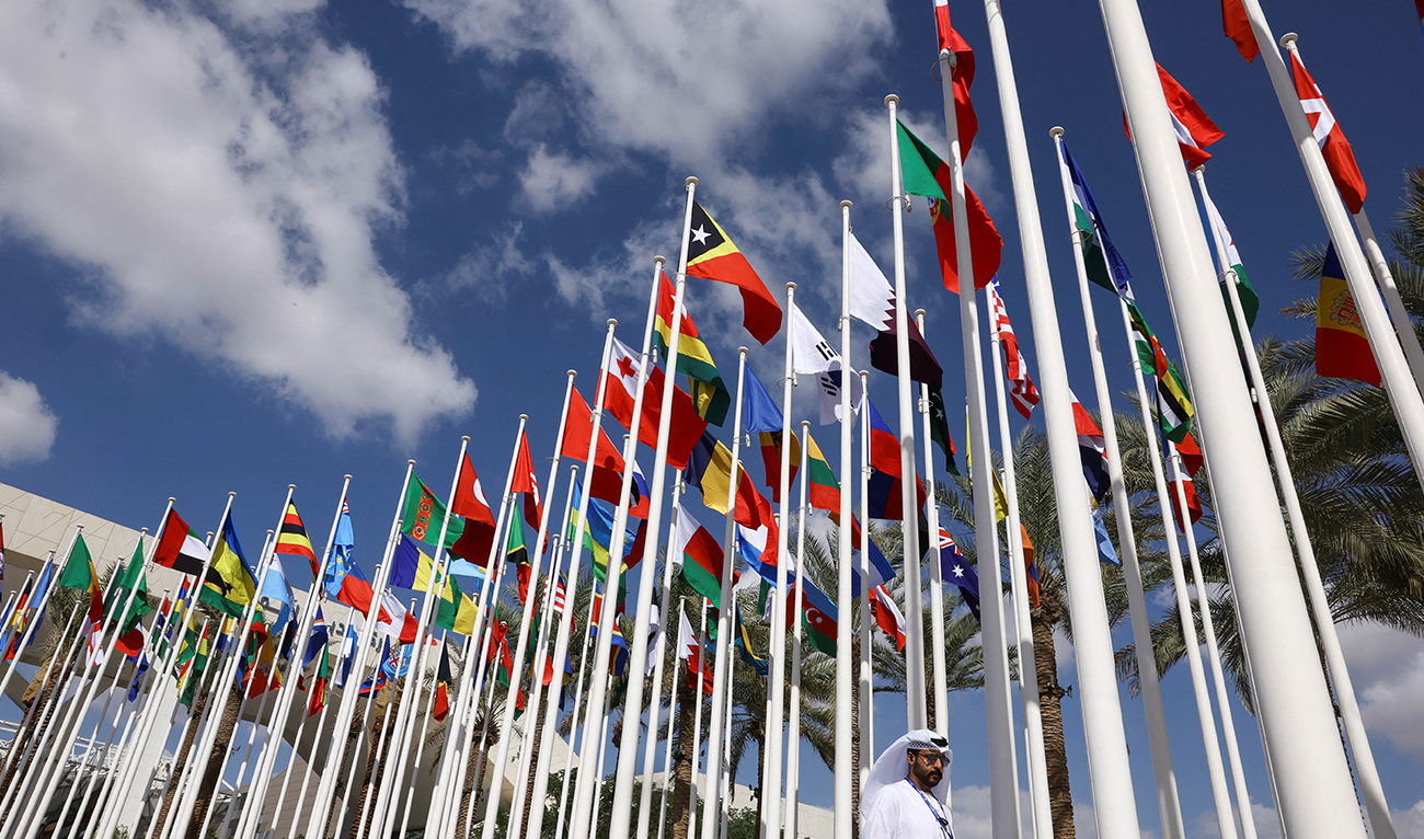 View of Dubai's Expo City during the United Nations Climate Change Conference (COP28) Climate Summit in Dubai, United Arab Emirates, November 30, 2023. (Reuters)