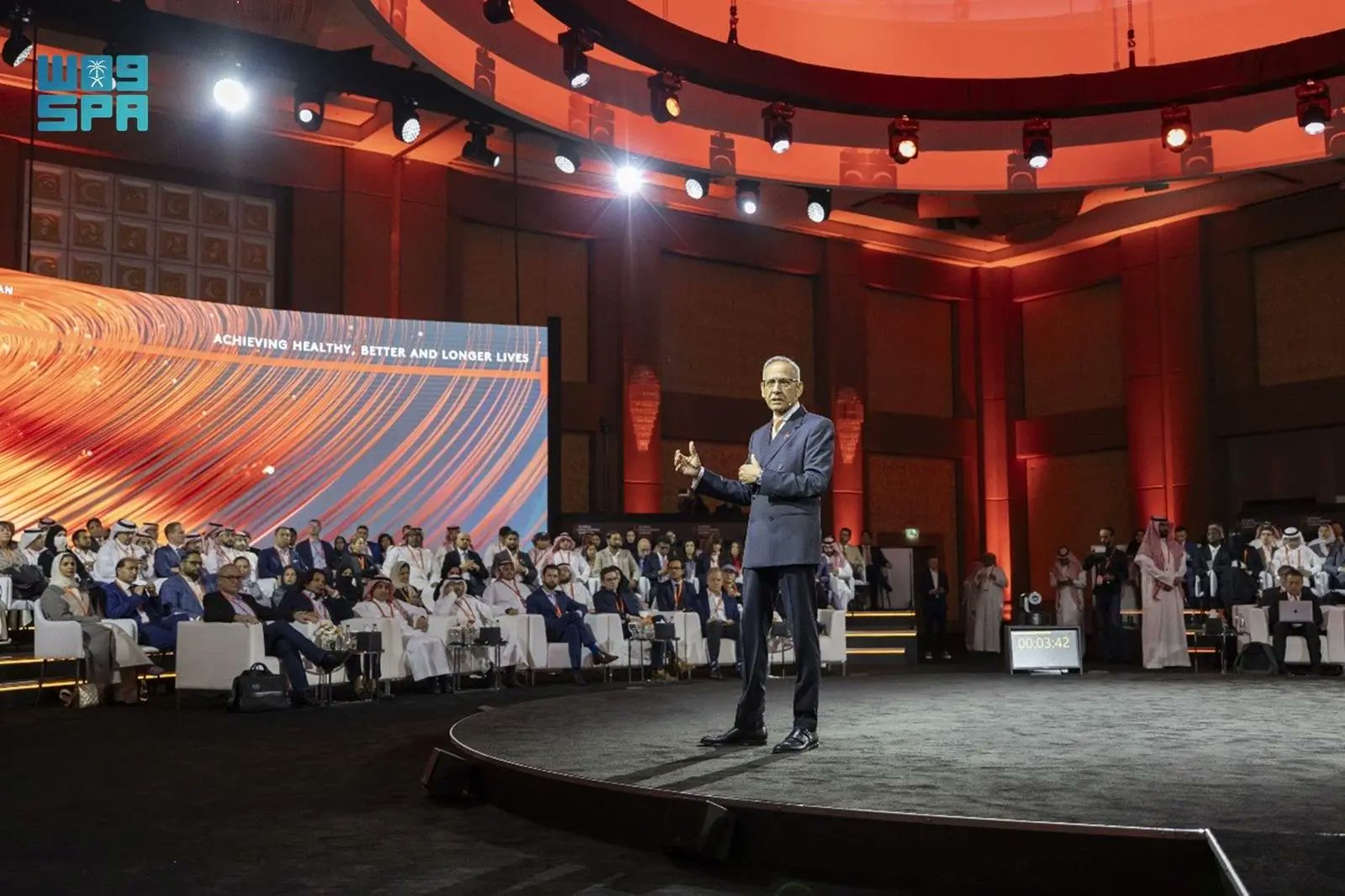 Hevolution Foundation is giving $40 million in research grants, it announced on the final day of the Global Healthspan Summit. (SPA)