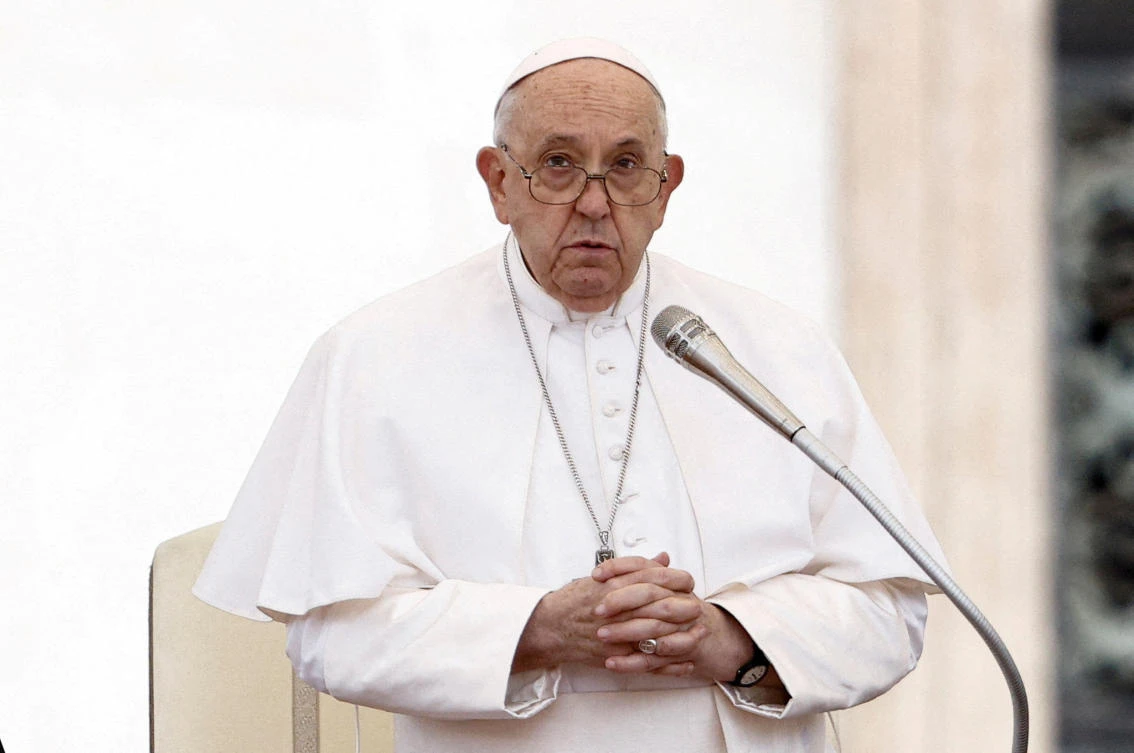 Pope Francis said on Wednesday a two-state solution was needed for Israel and Palestine in order to put an end to wars such as the current one and called for a special status for Jerusalem. (Reuters/File)