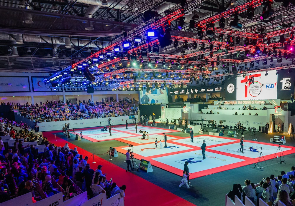 The 15th Abu Dhabi World Professional Jiu-Jitsu Championship will run until Nov. 10. (UAEJJF)