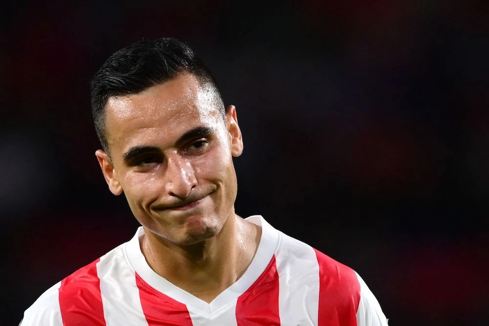 German Bundesliga club Mainz sacked footballer Anwar El Ghazi on November 3, 2023, hours after German prosecutors opened an investigation over his social media posts on the Israel-Hamas war. (AFP)