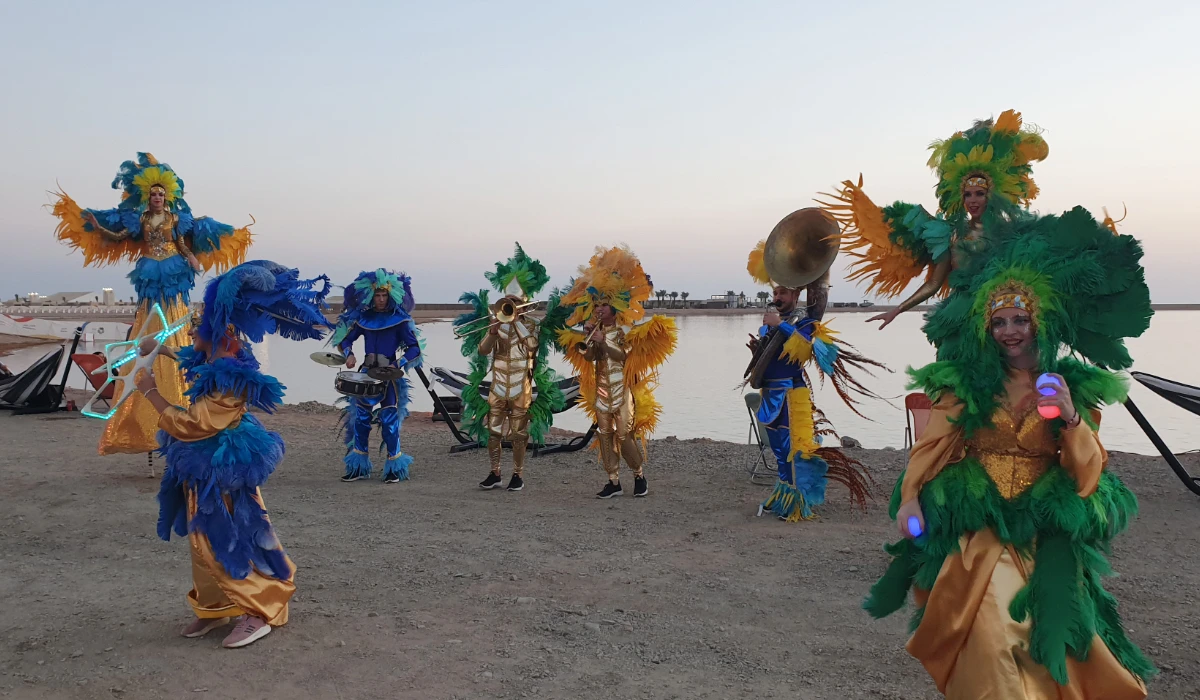 Fan Zone at NEOM Beach Games will be open daily from 1 p.m. to 11 p.m. until on Nov. 24. (AN photos)