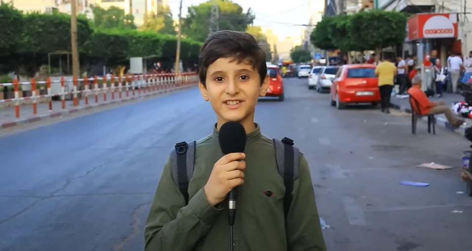 Awni Eldous, a 12-year-old Palestinian boy and ardent video gamer, was killed by an Israeli airstrike in October. (Screenshot)
