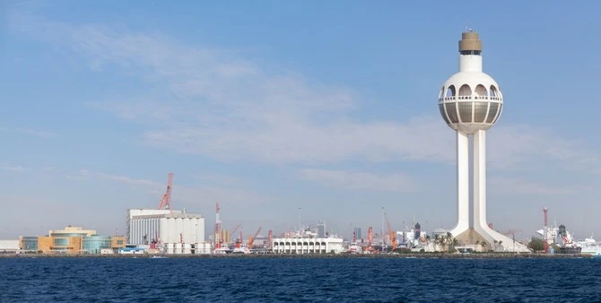 Jeddah Islamic Port, positioned on the global shipping line, stands as the first port on the Red Sea coast in the field of transit maritime trade and the transshipment of containers and goods. Shutterstock