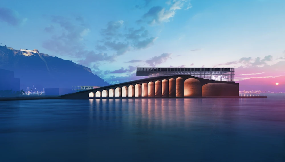 The Congress Center of Alicante: A project that explores the relationship between culture/entertainment, the sea, and the civilizations of the Mediterranean. (Supplied)