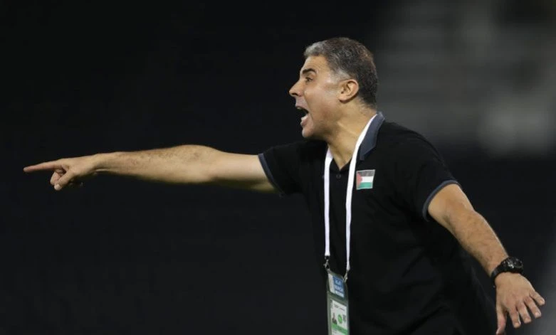 Makram Daboub is the coach of the Palestinian national football team. (Football Palestine)