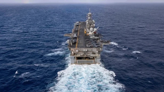 An American warship opened fire on a drone that was heading toward it from Yemen, a US defense official said Wednesday. (AP/File)