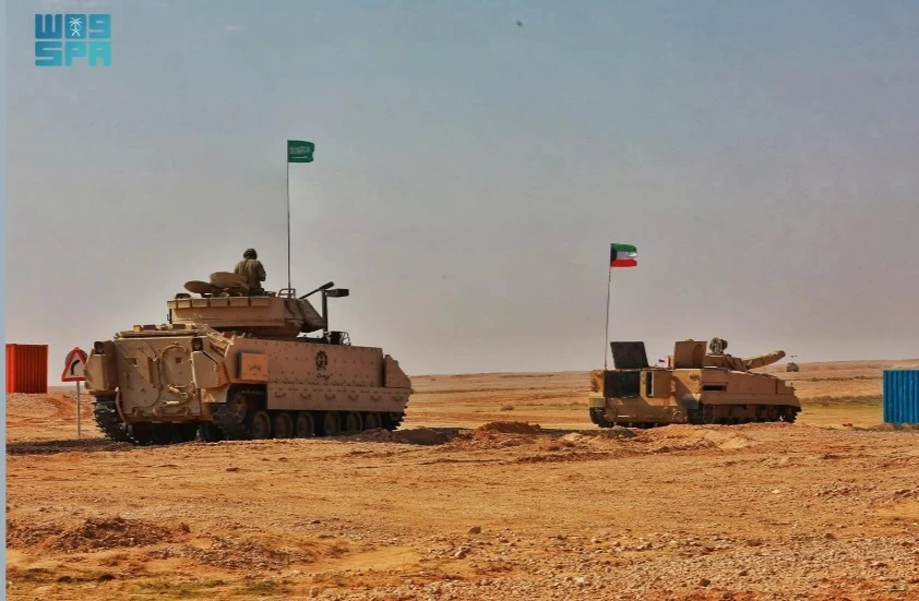 The second Arabian Gulf Shooting military exercise concluded on Thursday in the northern Hafr Al-Batin region of Saudi Arabia. (SPA)