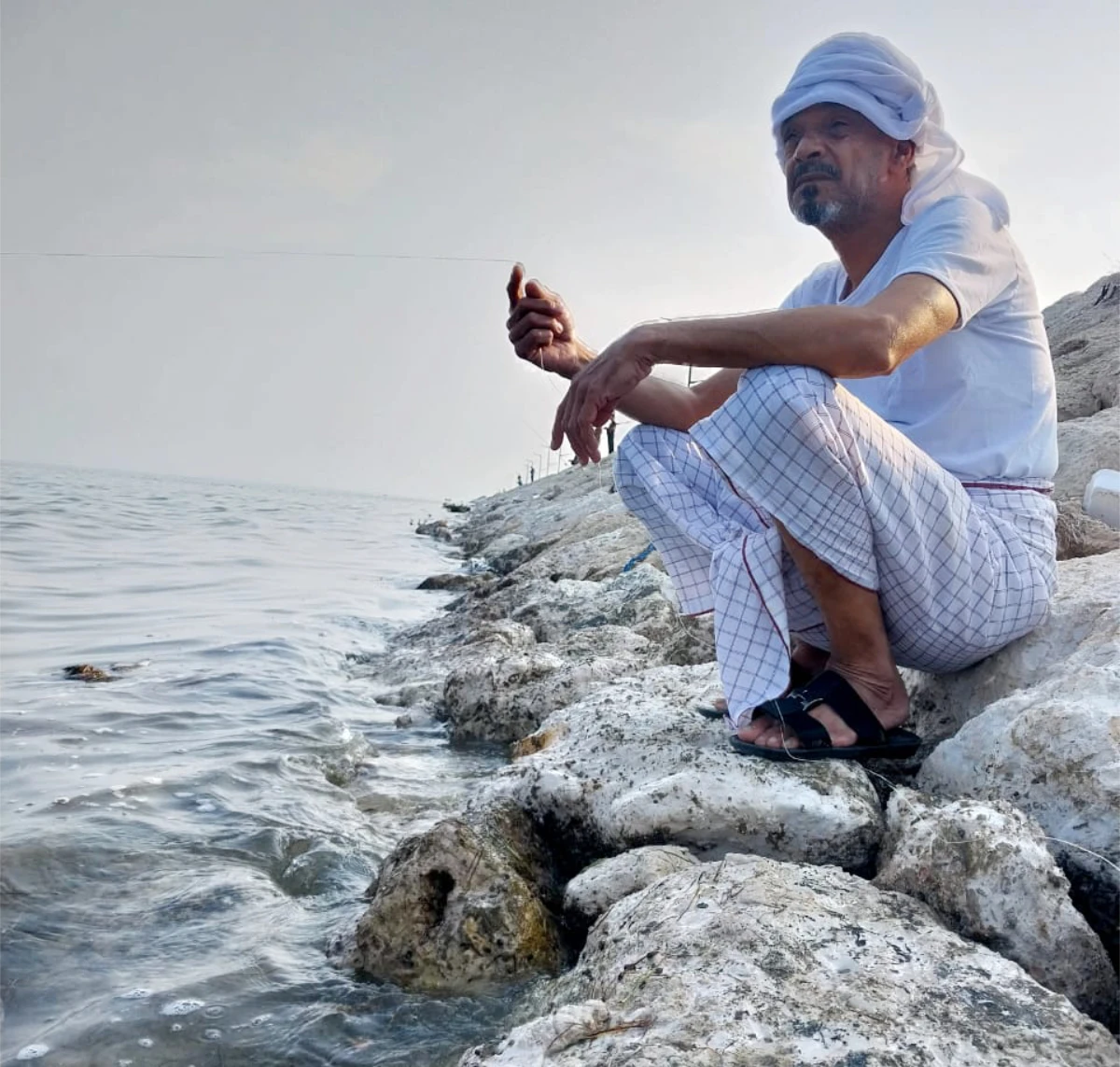 Mehdi Khalil began fishing and pearling under his uncle’s tutelage. Now, he focuses on big game fishing. (Supplied)