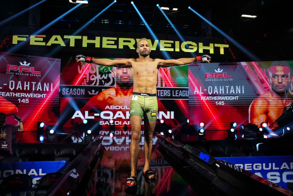 Saudi Arabia’s Abdullah Al-Qahtani is part of PFL’s fighter roster. (PFL)