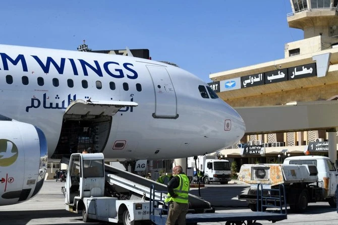 Flights to and from Damascus and Aleppo airports have been suspended since the October 22 strikes damaged the runways. (AFP/File)