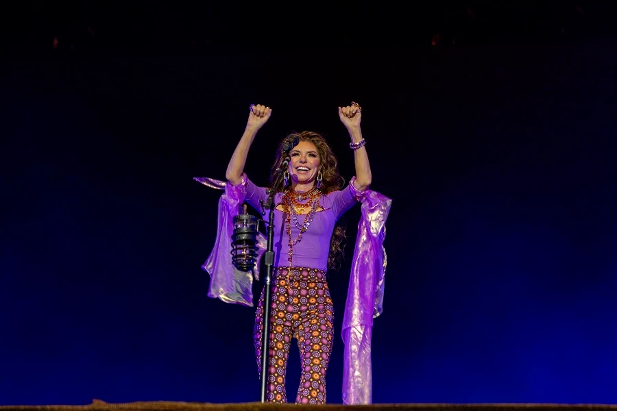 The concert, held on the sidelines of the Formula 1 Etihad Airways Abu Dhabi Grand Prix, saw the superstar perform at Etihad Park. (Supplied)
