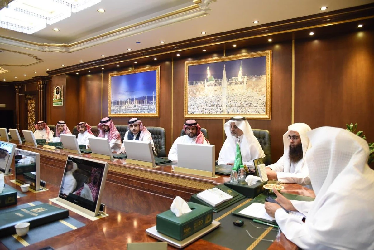 The head of religious affairs at the two holy mosques Sheikh Abdul Rahman Al-Sudais announced that royal approval had been issued to hold a symposium on fatwas at the Prophet’s Mosque in Madinah. (Supplied)