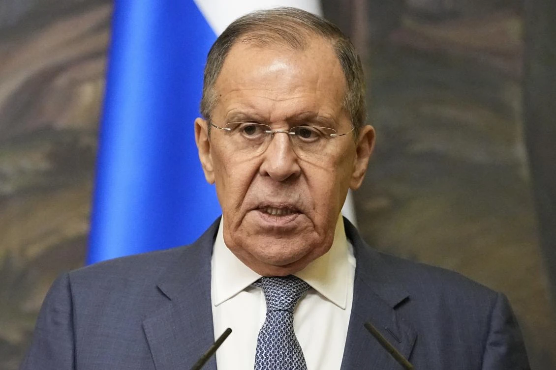 Russian Foreign Minister Sergey Lavrov says he plans to travel to NATO member North Macedonia later this week to attend a conference of a top trans-Atlantic security and rights group. (AP/File)