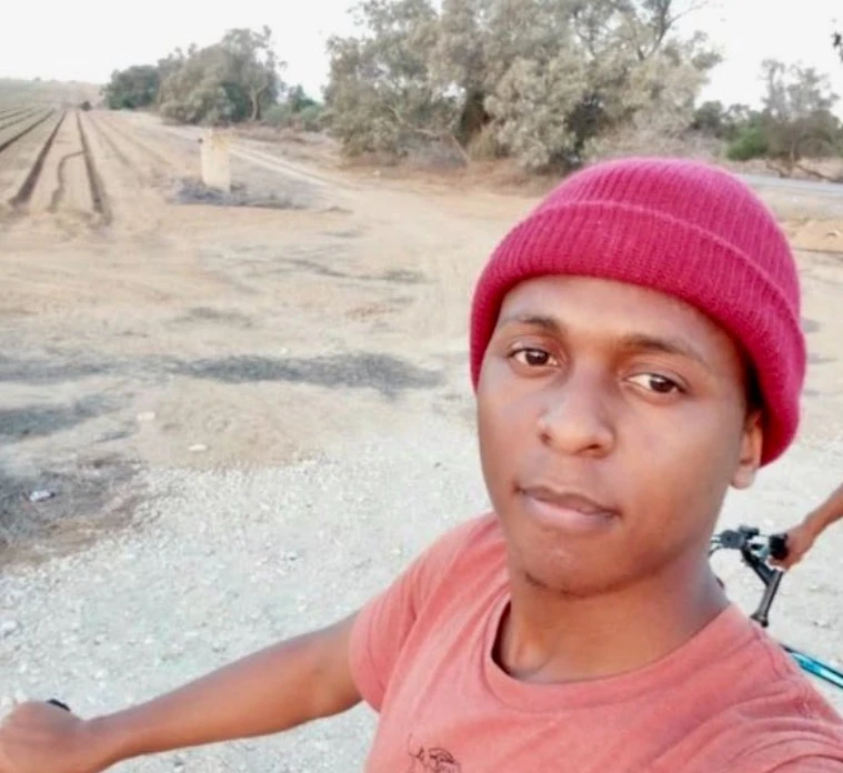 Clemence Felix Mtenga, 22, was reported missing after Hamas gunmen stormed across the border from Gaza into Israel on October 7. (X/@EynatShlein)