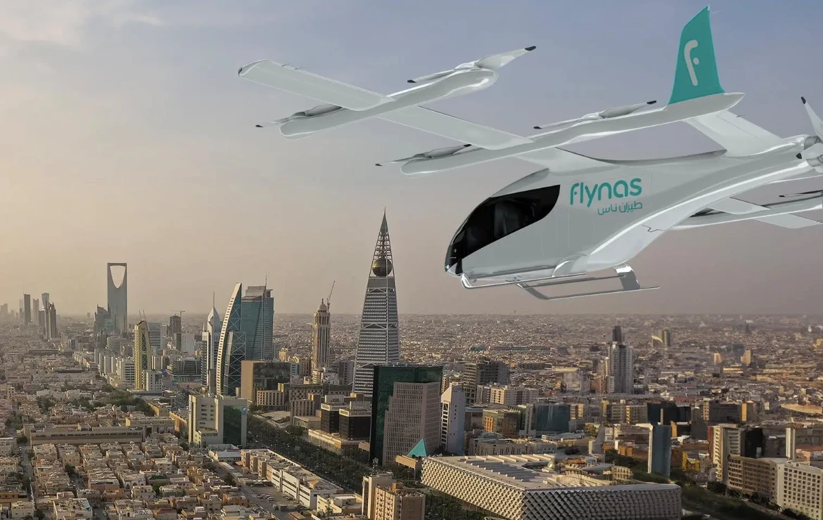 The possible launch of electric helicopters in Riyadh and Jeddah will happen by 2026. SPA.