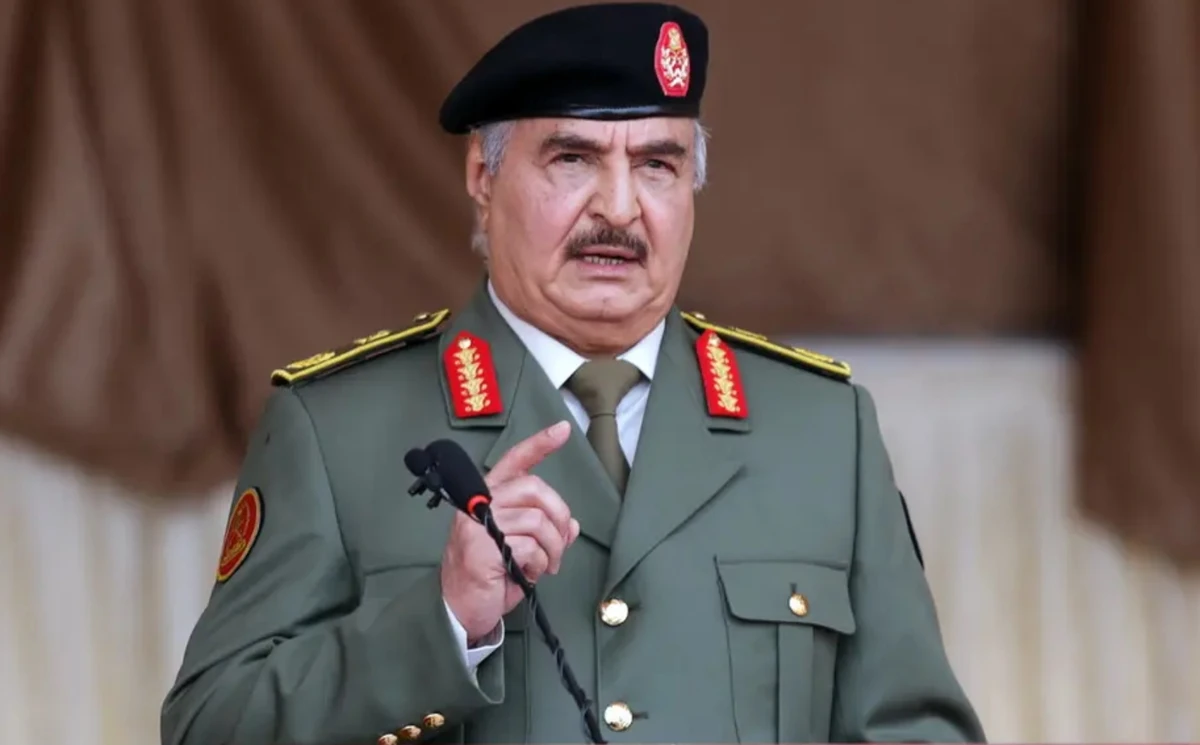 Khalifa Haftar, who controls most of eastern Libya, is leveraging the crisis to widen his ties with Moscow and the US (Reuters)