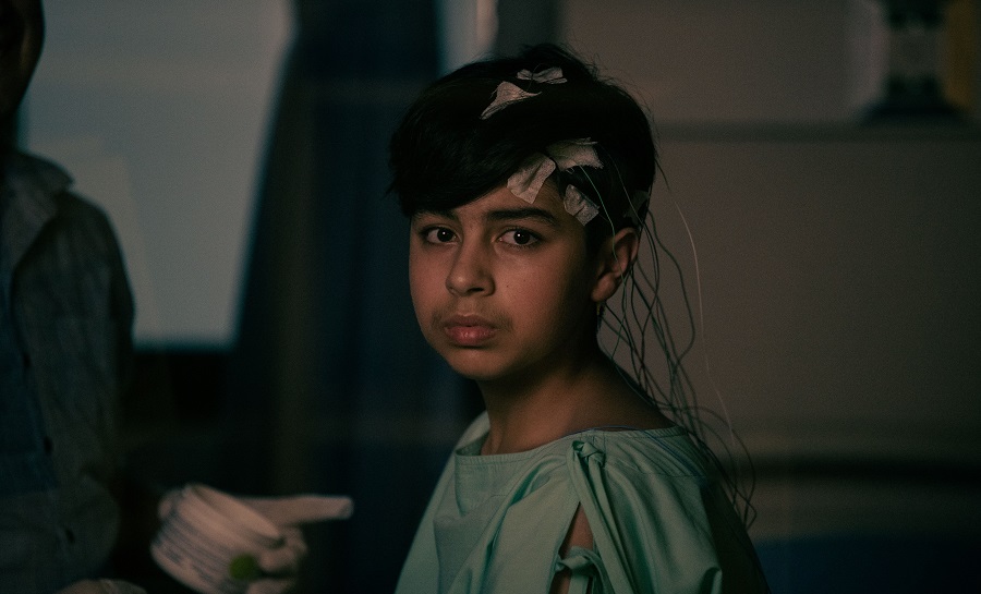 Psychological horror ‘Three’ stars newcomer Saud Alzarooni as a child who is believed to be possessed. (Supplied)