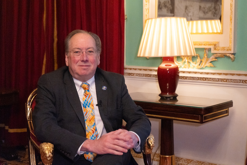 Michael Mainelli, heading to COP28 in UAE, says appointment of new UK foreign secretary will ‘help deepen connections with Saudi Arabia.’ (AN Photo)