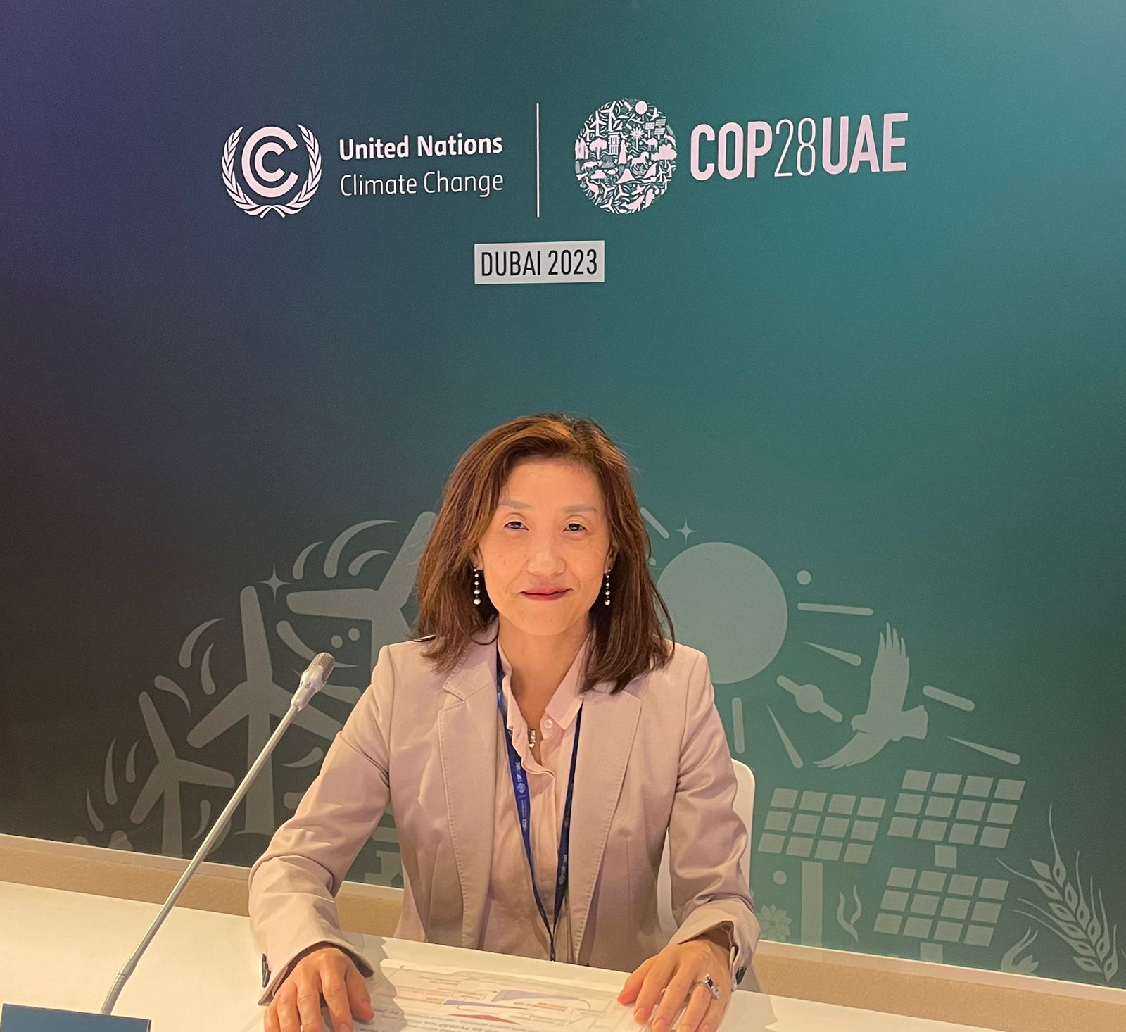 Kobayashi-Terada Maki made the comments in an interview with Arab News Japan as COP28 opened in Dubai. (ANJapan)