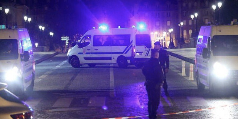 An attacker stabbed one person to death and wounded another in Paris on Saturday. (X/@Life_Info)