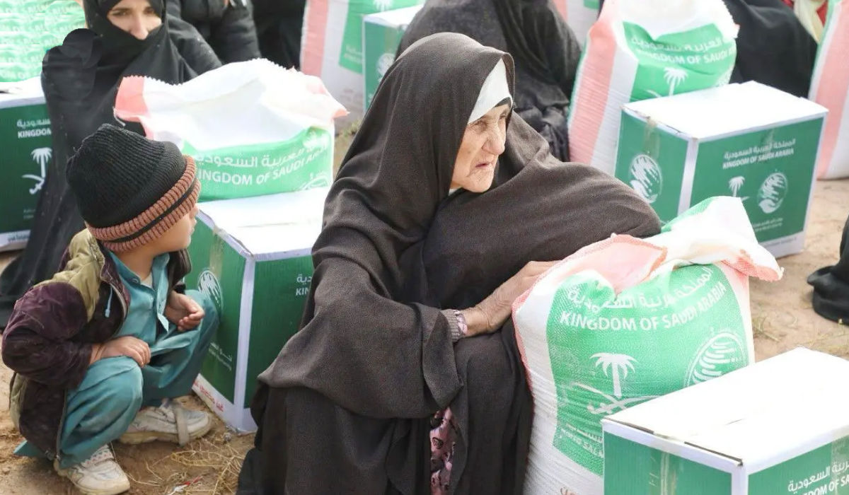 The aid is part of the humanitarian and relief efforts provided by Saudi Arabia through KSrelief. (SPA)